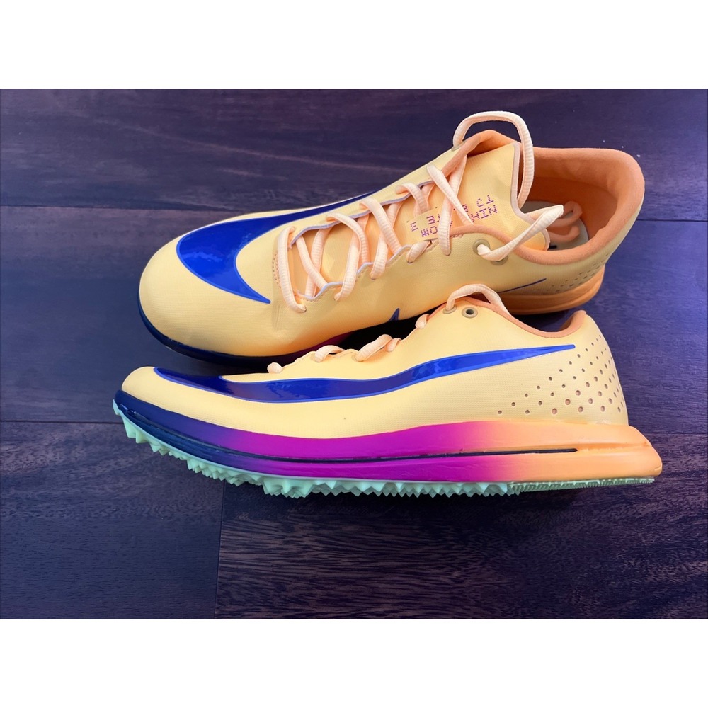 New Nike Zoom Triple Jump TJ Elite 3 Track Spikes‎ Mens Size 5.5 Gold